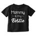 Mommy is my Bestie Mothers Day BFF Youth T Shirt Tee Girls Infant Toddler Brisco Brands 18M