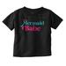 Mini Mermaid Babe Beach Lovers Youth T Shirt Tee Girls Infant Toddler Brisco Brands 18M