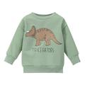 HIBRO 2t Zip up Hoodie Boy Toddler Baby Girls Boys Sweatshirt Tops Outwear Green Dinosaur Prints For Babys Clothes