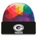 Men's New Era Black Green Bay Packers 2023 NFL Crucial Catch Cuffed Knit Hat