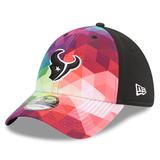Men's New Era Pink Houston Texans 2023 NFL Crucial Catch 39THIRTY Flex Hat