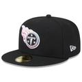 Men's New Era Black Tennessee Titans 2023 NFL Crucial Catch 59FIFTY Fitted Hat