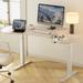 Inbox Zero Maryim 70" W Cashew Shape Height Adjustable Standing Desk Wood/Metal in Brown/Gray | 70 W in | Wayfair EED65A5EBA834340B3F7FED6BF692673