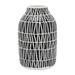 Dakota Fields Decorative Tribal Vase - Contemporary Flower for Home, Office Decorative Accent - Easy Gift Idea in Blue/White | Wayfair