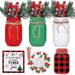 The Holiday Aisle® Christmas Centerpiece, Christmas Decor Mason Jars, Centerpiece Table Decorations, Christmas Tree Decor, Home Mantle Decor | Wayfair