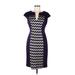 Connected Apparel Cocktail Dress: Purple Dresses - Women's Size 8