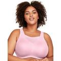 Glamorise 1066 Sport Bra - Pink, Pink, Size 42C, Women