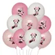10pcs 12Inch Minnie Mouse Latex Balloon Party Supplies Pink Minnie Party Balloon Balloons for