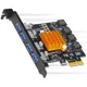 4 Port USB 3.0 PCI Express Card USB 3.0 PCI-E Expansion Card Adapter PCIE USB 3.0 HUB Controller