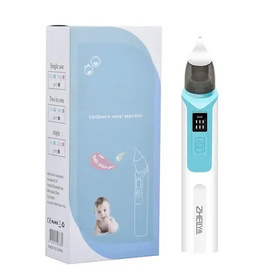 Aspirateur Nasal en Silicone pour bébé nettoyage du nez succion réglable sécurité sanitaire
