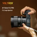 TROX 75mm F1.2 Fuji X Sony E Nikon Z Objectif d'appareil photo Auto Focus Portrait à grande