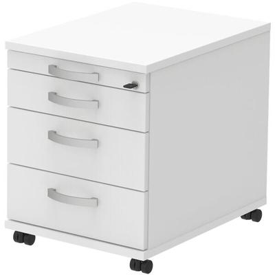 röhr Rollcontainer »Techno« mit klassischen Schubladen weiß, 42.7x54.4x60 cm Image