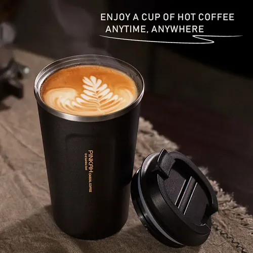 Heißer Verkauf 510 & ml Edelstahl Thermo Tasse Reise Kaffeetasse mit Deckel Auto Wasser flasche