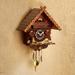 Handmade Owl's Cottage Mini cuckoo clock (India)