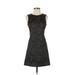 Theyskens' Theory Casual Dress - A-Line Crew Neck Sleeveless: Black Dresses - Women's Size 2