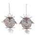 Novica Handmade Wise Guardians Recycled Paper Ornaments (Pair)