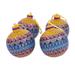 Novica Handmade Oaxacan Christmas Wood Alebrije Ornaments (Set Of 4)