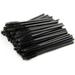 Disposable Eyelash Brush Soft Eyelash Brush Wand Applicator for Eyelash Extension Makeup Kit for Women Girls 50Pcs Black Eyelash brush