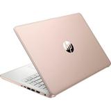 HP 14 Chromebook for student and business HD Thin and Light Chromebook Laptop Intel Celeron Processor N4120 16GB RAM 64GB eMMC HDMI Wi-Fi Bluetooth Chrome Os Rose Gold with 5ave mousepad