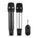 Walmeck Professional UHF Wireless Microphone System with Handheld Cordless Microphone & Receiver Rechargeable Mic 16 Channels for Video Live Broadcast Interview Singing Party