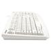 1PC Kensington Pro Fit USB Washable Keyboard 104 Keys White
