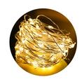 Anvazise 1/2M Wire LED Battery Operated Fairy Light Holiday Xmas Party Garden Tree Decor 2M