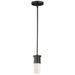 Rexford 1-Light 3.5" Wide Black Pendant Light