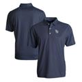 Men's Cutter & Buck Navy/White Tampa Bay Rays Big Tall Pike Eco Symmetry Print Stretch Recycled Polo