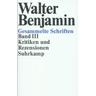 Gesammelte Schriften, 2 Teile / Gesammelte Schriften, Ln 3 - Walter Benjamin