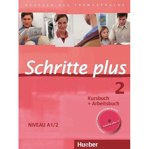 Schritte plus 2. Niveau A1/2. Kursbuch + Arbeitsbuch mit Audio-CD zum Arbeitsbuch