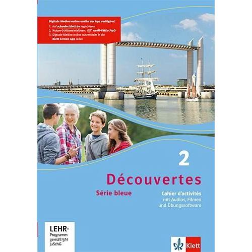 Découvertes Série bleue 2. Cahier d’activités mit Audios, Filmen und Übungssoftware 2. Lernjahr