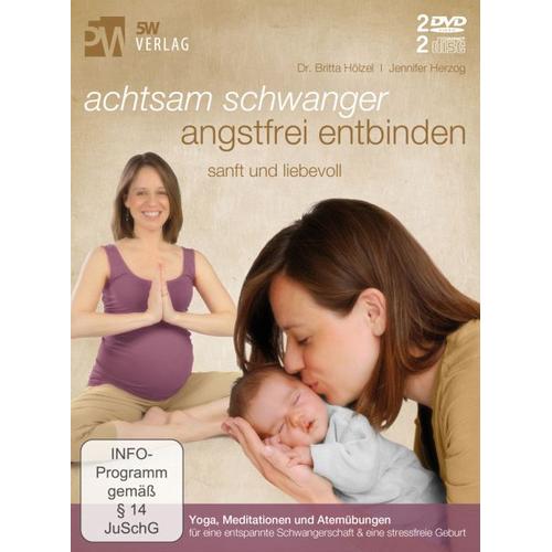 Achtsam schwanger, angstfrei entbinden, 2 DVD u. 2 Audio-CDs (DVD) – 5W Verlag