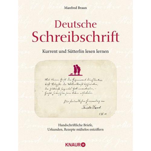 Deutsche Schreibschrift – Kurrent und Sütterlin lesen lernen – Manfred Braun