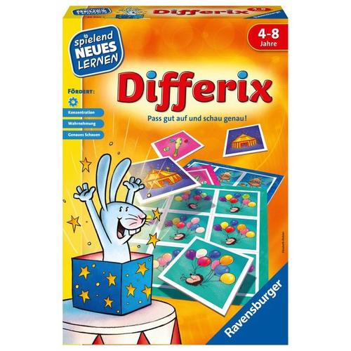 Ravensburger 24930 - Differix - Spielen und Lernen für Kinder, Lernspiel für Kinder von 4-8 Jahren, Spielend Neues Lernen für 1-4 Spieler