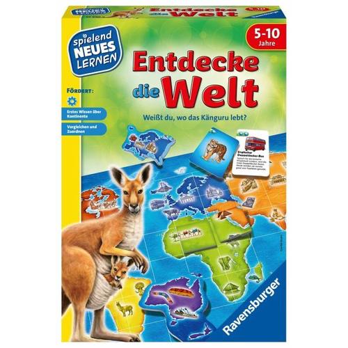 Ravensburger 24990 - Entdecke die Welt, Lernspiel, Zuordnungs und Legespiel - Ravensburger Verlag