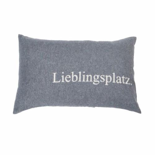 "Fussenegger Kissenhülle ""Lieblingsplatz"" grau 40/60cm"