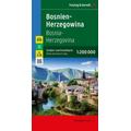 Bosnien-Herzegowina, Straßen- und Freizeitkarte 1:200.000, freytag & berndt