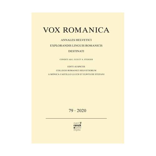 Vox Romanica 79 (2020)