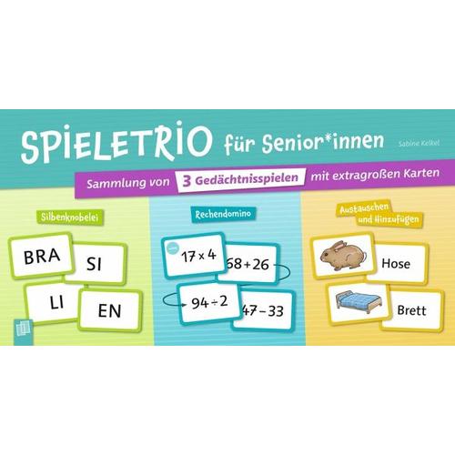 Spieletrio für Senioren und Seniorinnen - Verlag an der Ruhr
