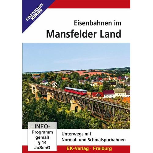 Eisenbahnen im Mansfelder Land, DVD-Video (DVD) - EK-Verlag