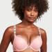 Women's Victoria's Secret Bombshell Add-2-Cups Shine Strap Lace Push-Up Bra