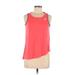 Adidas Active T-Shirt: Pink Solid Activewear - Women's Size Medium