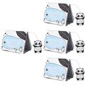 Toyvian 4pcs Panda Desk Calendar Cloth Book Infant Toys 3-6 Months Baby Learning Book Baby Books 0-6 Months Car Seat Toys Baby Educational Toys Kid Cloth Book Polyester Newborn Gift Animal