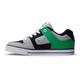DC Shoes Pure Sneaker, Black/Kelly Green, 29 EU