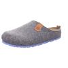 Pantoffel ROHDE "NAPOLI-H", Herren, Gr. 44, grau (grau, meliert), Filz, klassisch, Schuhe, Clog, Hausschuh, Homeslipper mit herausnehmbarer Innensohle