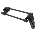 A3 Tactical Universal Picatinny Mount - Modular Telescoping Stock w/Magpul 1 Rubber Buttpad Black 8.75in MTS-PIC-8.75-BP3