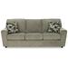 Signature Design by Ashley Cascilla Sofa Polyester in Gray | 37 H x 86 W x 38 D in | Wayfair 2680538