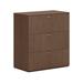 HON Mod 36" Wide 3 -Drawer File Cabinet Wood in Brown | 40 H x 36 W x 20 D in | Wayfair HLPLLF3620L3.LSE1