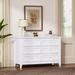 Red Barrel Studio® Coleville 6 - Drawer Dresser Wood in White | 30.71 H x 17.72 W x 47.24 D in | Wayfair D7875AF1F768437E8EAADBB7AB74EF82