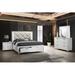 Everly Quinn Ceri Platform 4 Piece Bedroom Set in Gray | 66 H x 63.5 W x 90.7 D in | Wayfair 780C5840075140CDA29B0A93629E8AD8